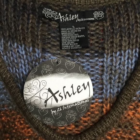 Ashley by 26 International Multi Stripe Sweater - Picture 6 of 6
